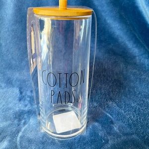 Rae Dunn Cotton Pad Holder Bathroom Organization